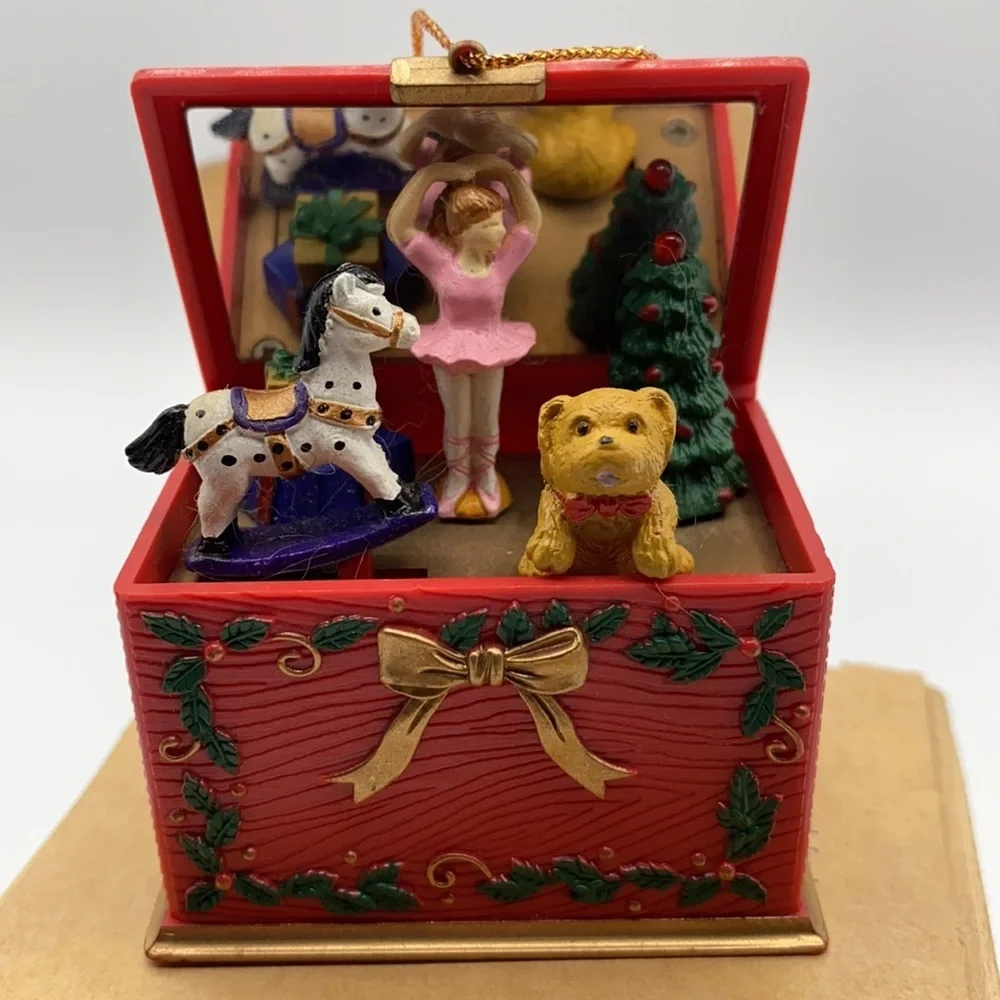 Avon Gift Collection Musical Toy Box Ornament